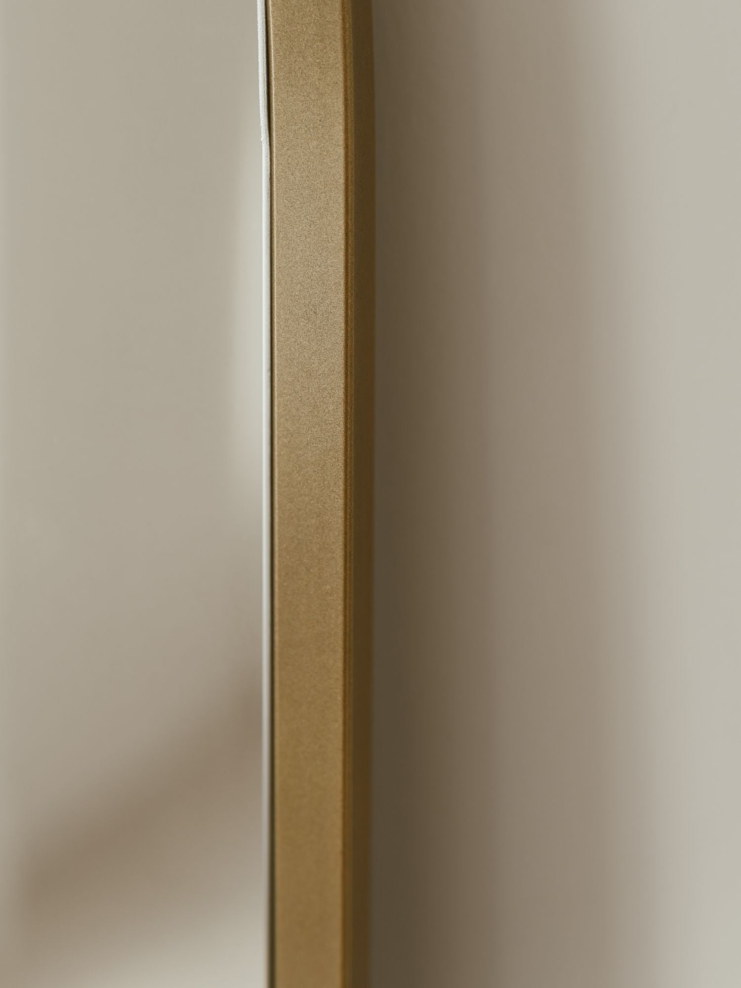Großer Standspiegel Oval 180x70 Gold