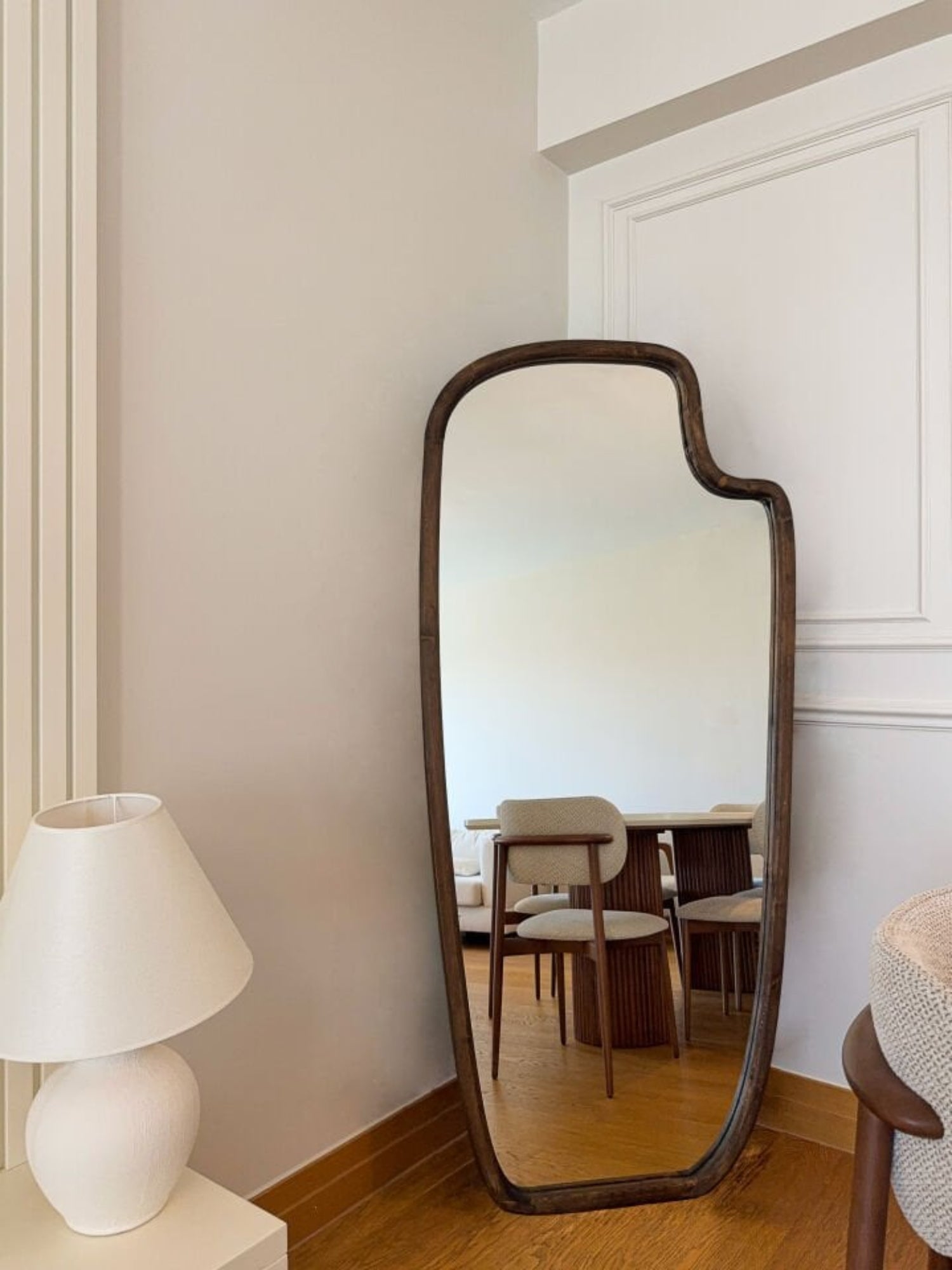 Lunvi – Organischer Holzspiegel 180x80 cm