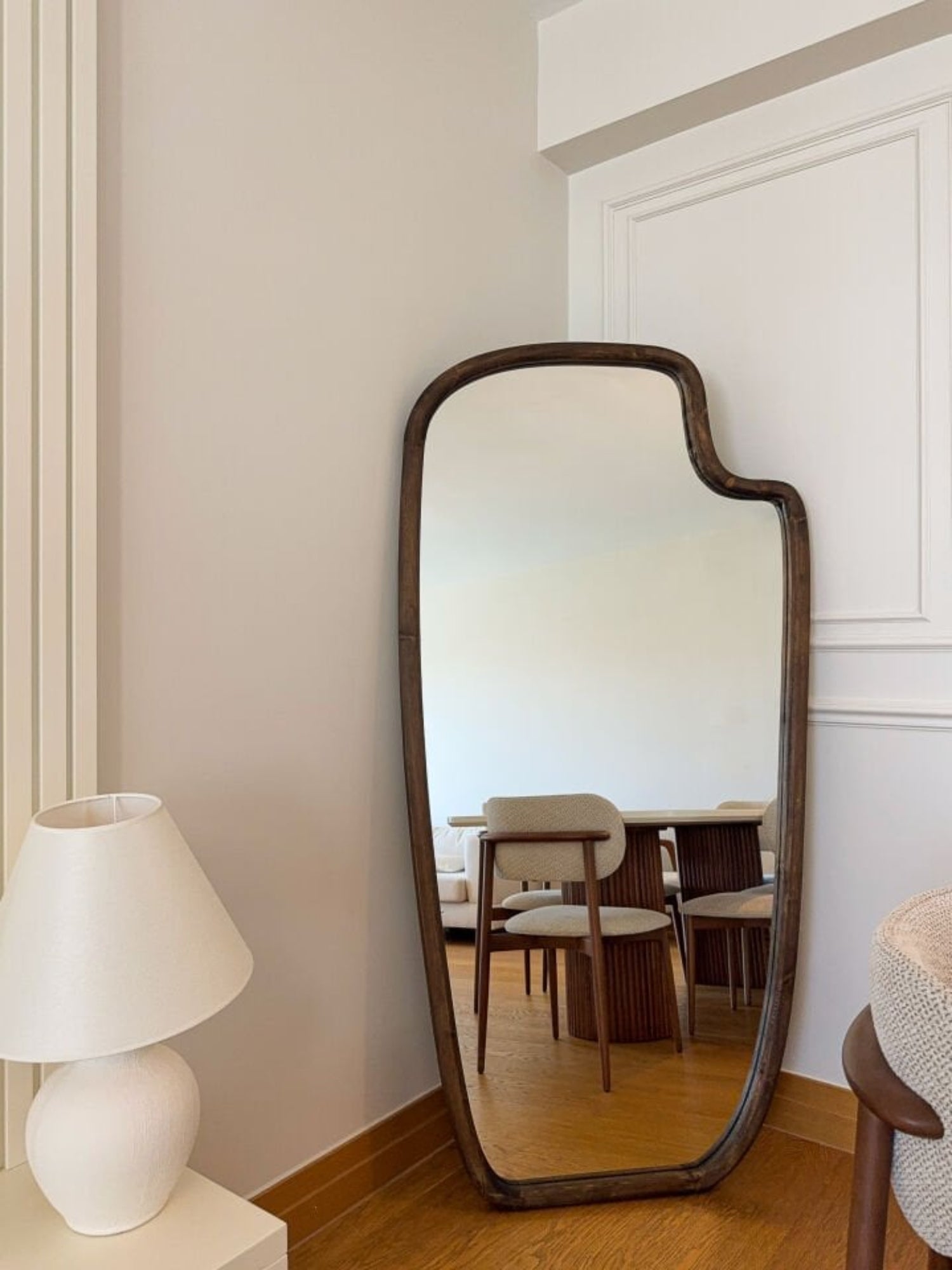 Lunor – Organischer Holzspiegel 180x100 cm