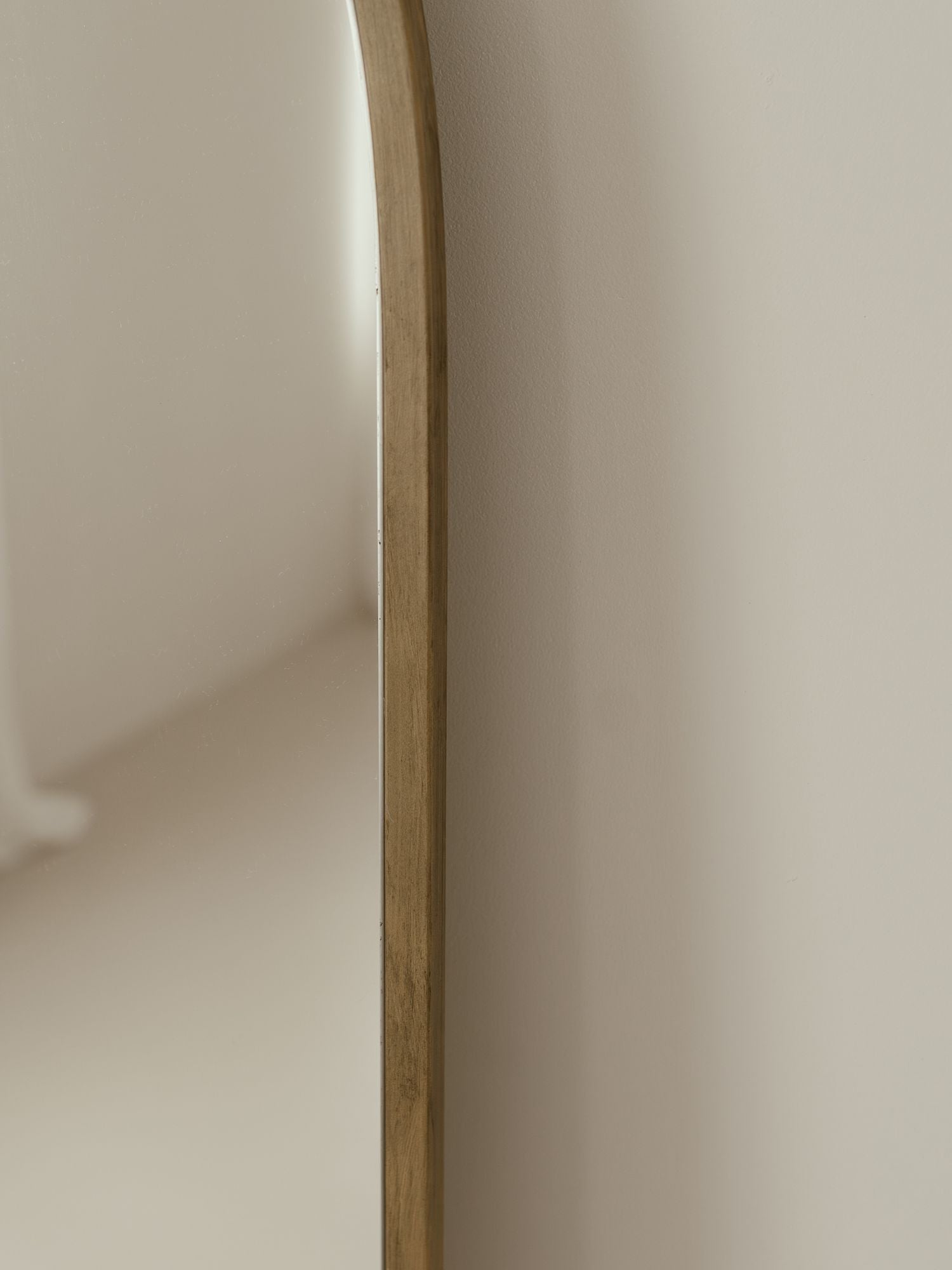 Großer Standspiegel Oval 180x70 Bronze