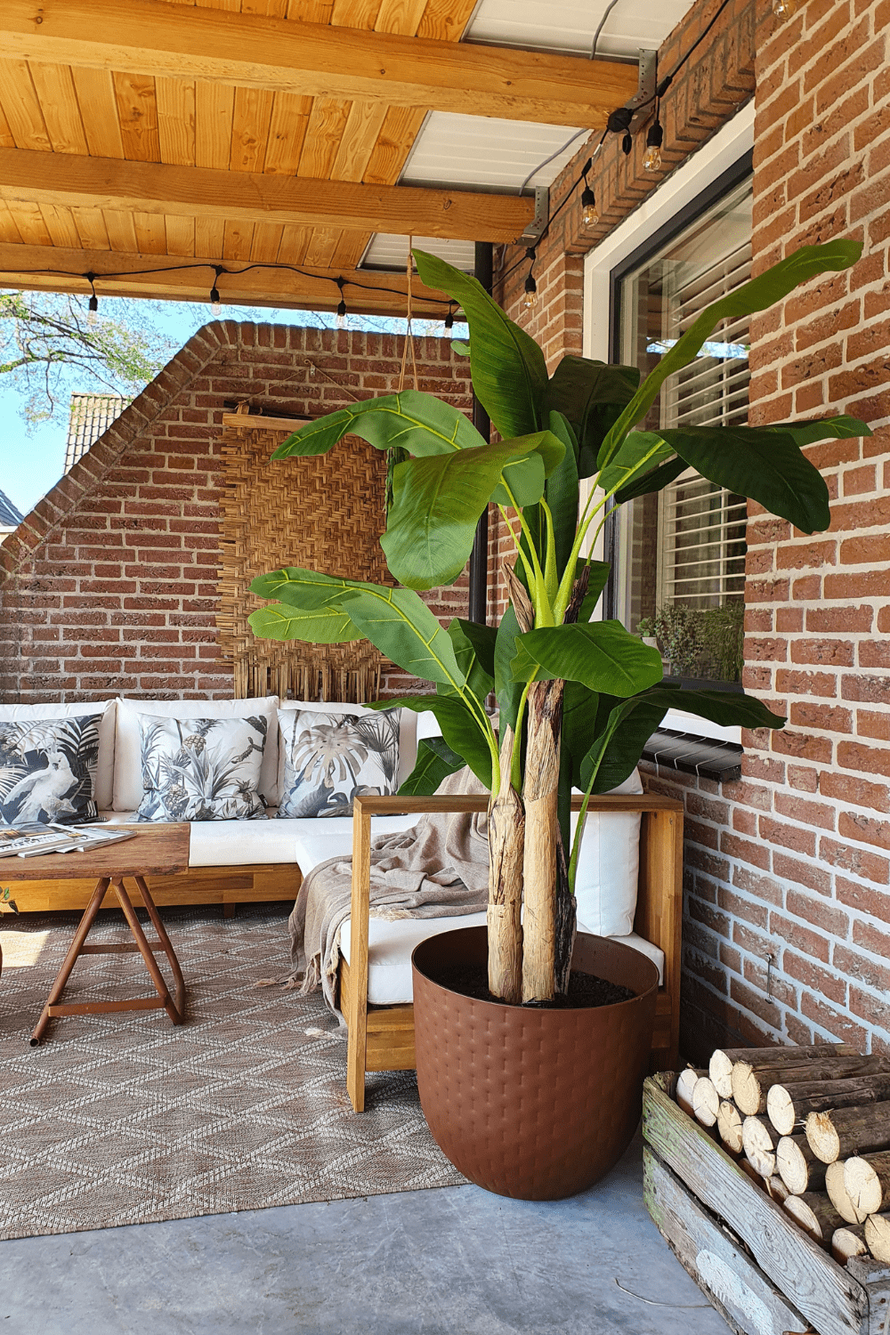 Künstliche Bananenpflanze 180 cm